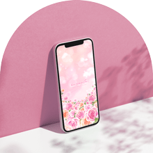 おしゃれな花の待ち受け画像